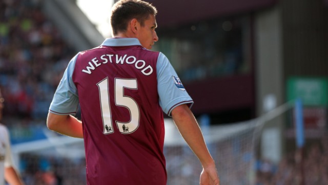 Westwood.... holding his ground in the top tier of English football.