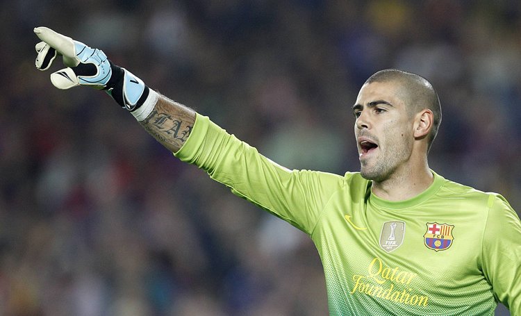 Want-away Valdes heavily linked with Arsenal move. 